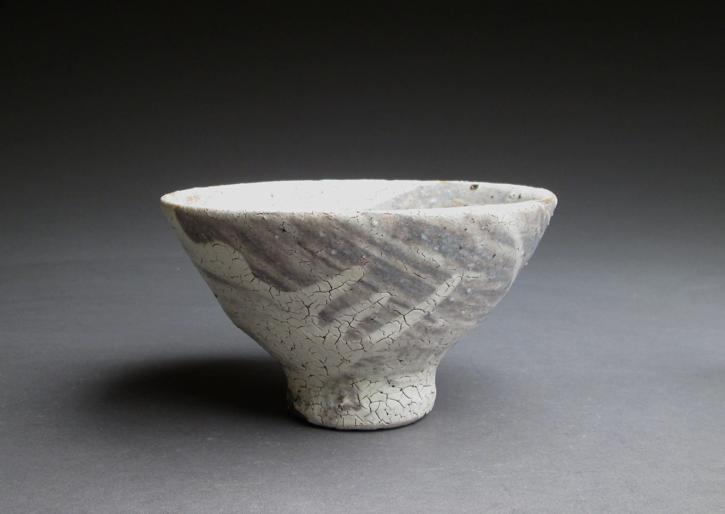 Kohiki Hakeme Chawan — Robert Fornell Ceramics